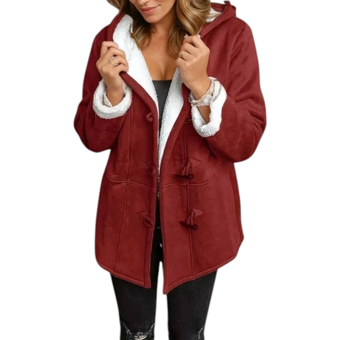 Milora™ Luxe Plush Hooded Coat