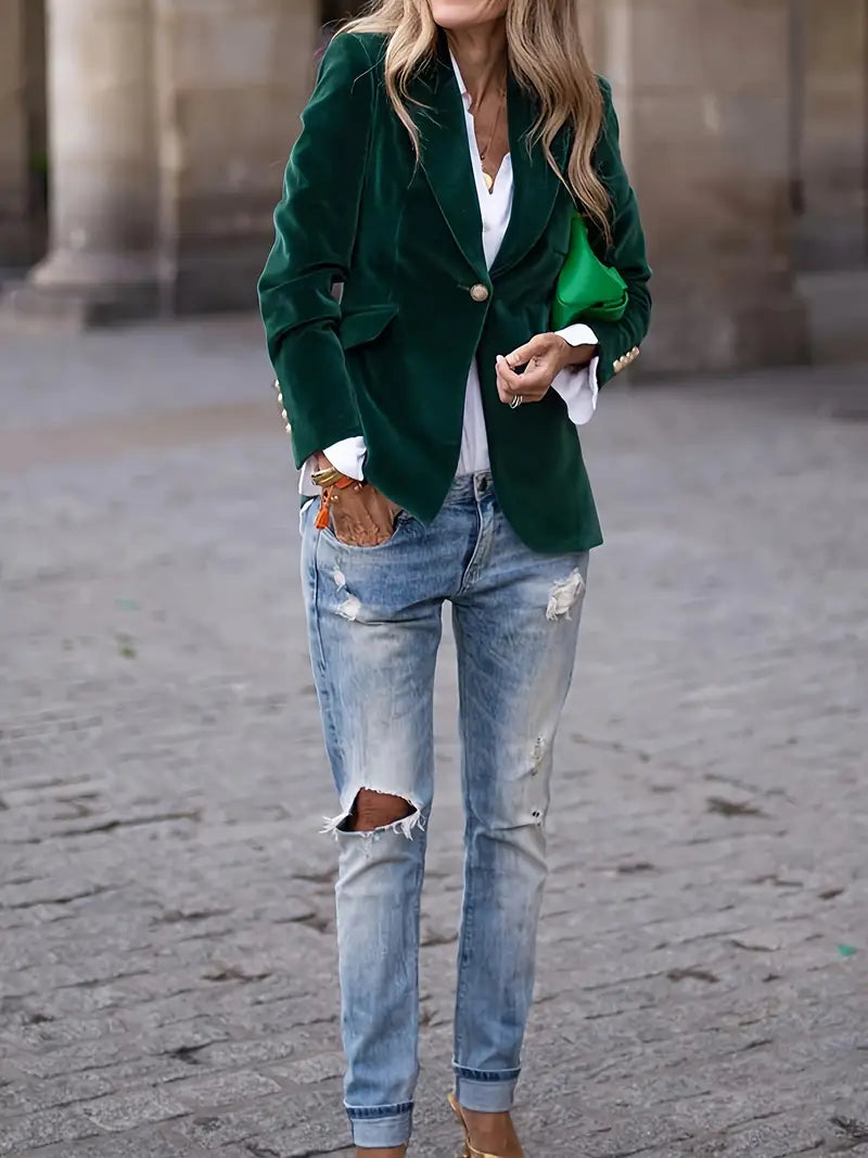 Zara™ | Velvet Blazer