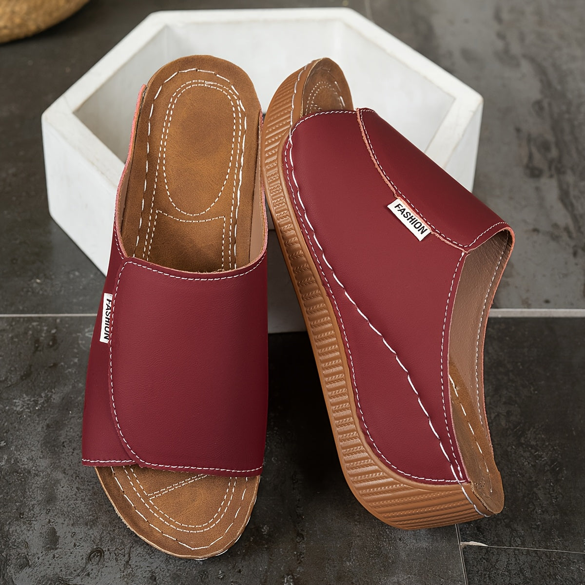 Orthocomfort™ | sandal with 6cm comfort sole