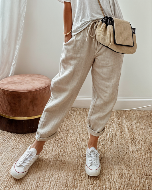 Rosa™ | Elegant linen blend pants