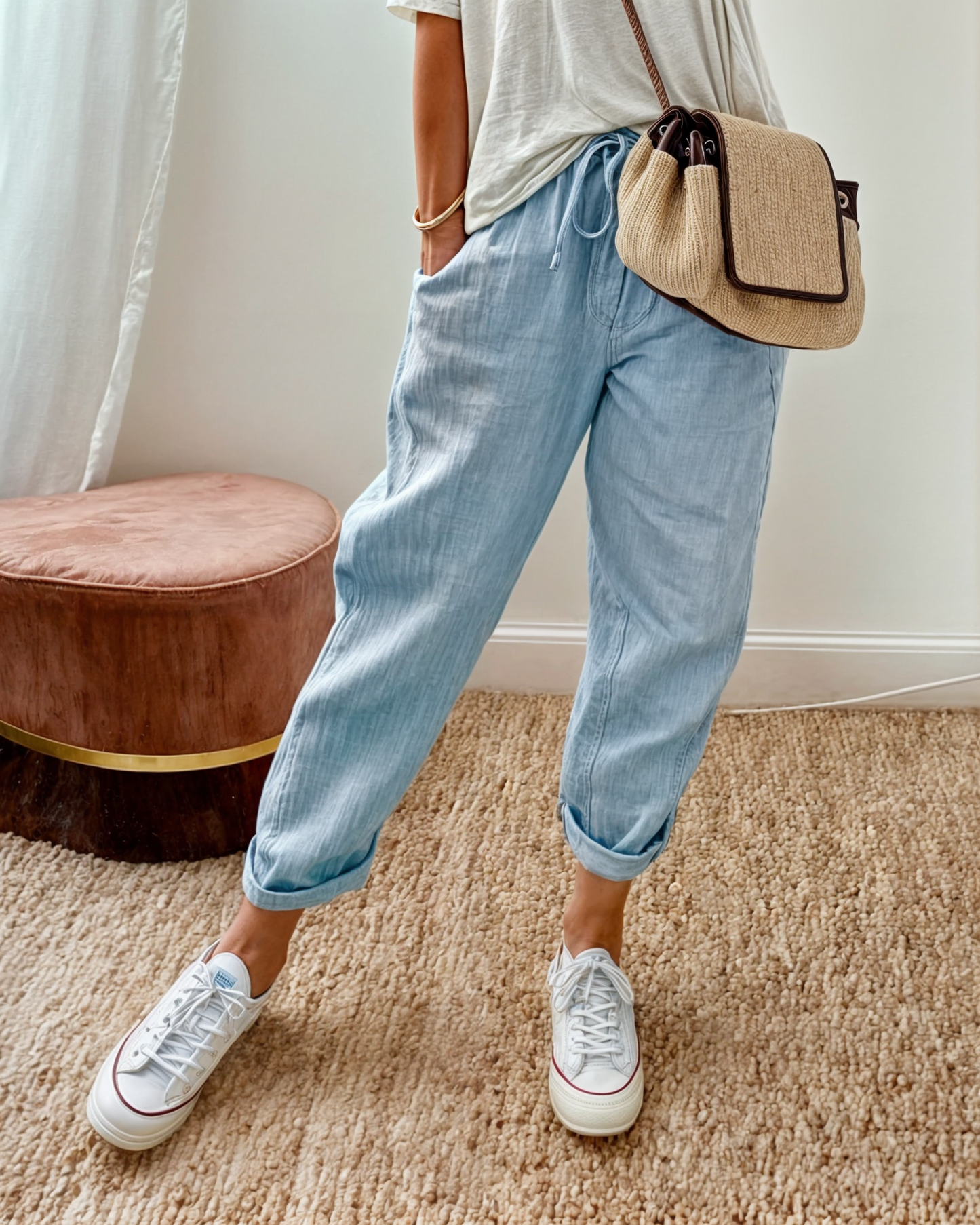 Rosa™ | Elegant linen blend pants