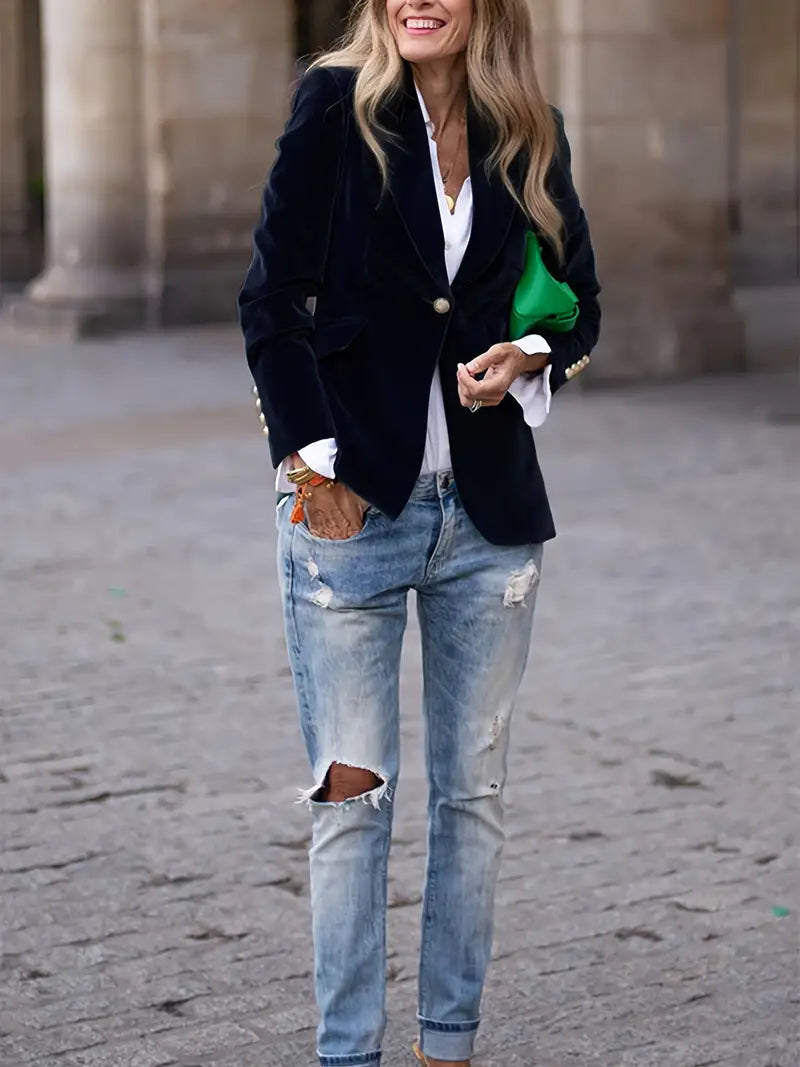 Zara™ | Velvet Blazer