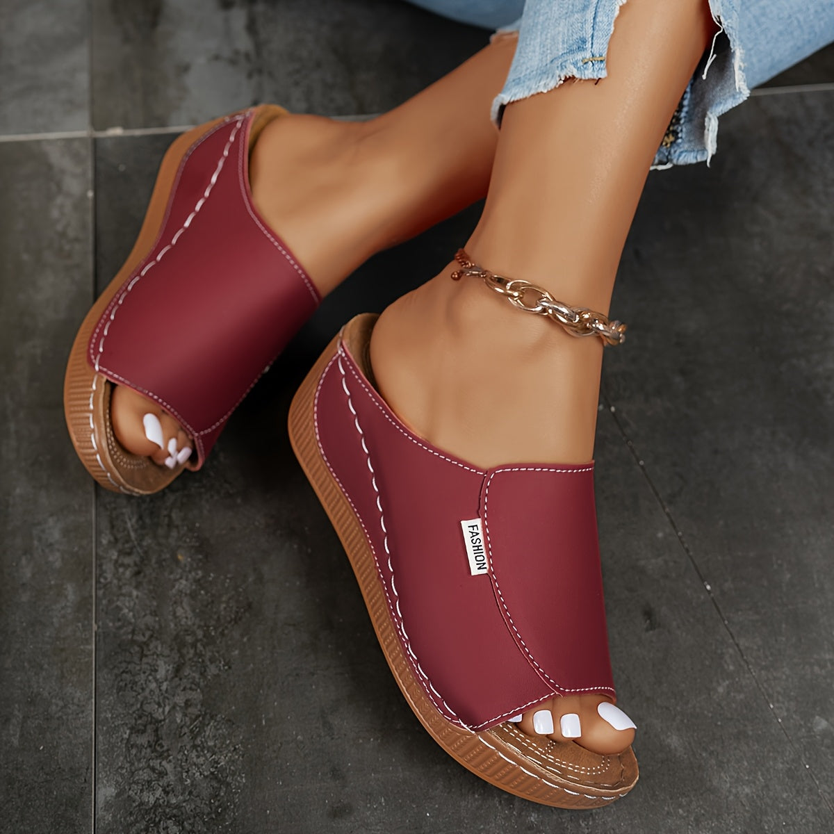 Orthocomfort™ | sandal with 6cm comfort sole
