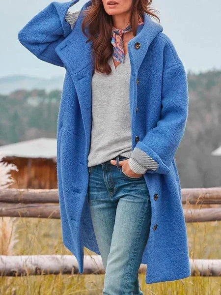 Erika™ | Woolen - Teddy Long Winter Coat
