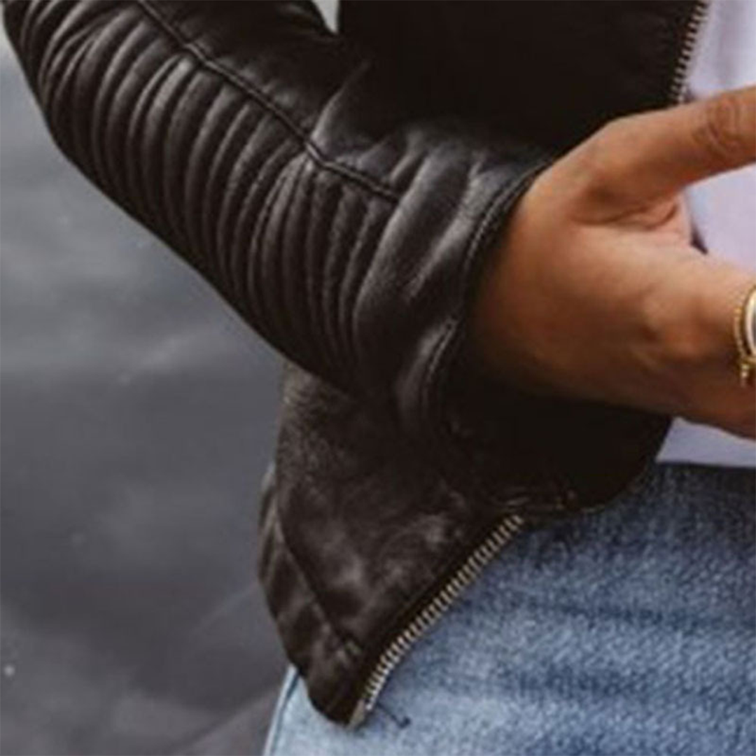 Deliane™ | Leather Women's Jacket