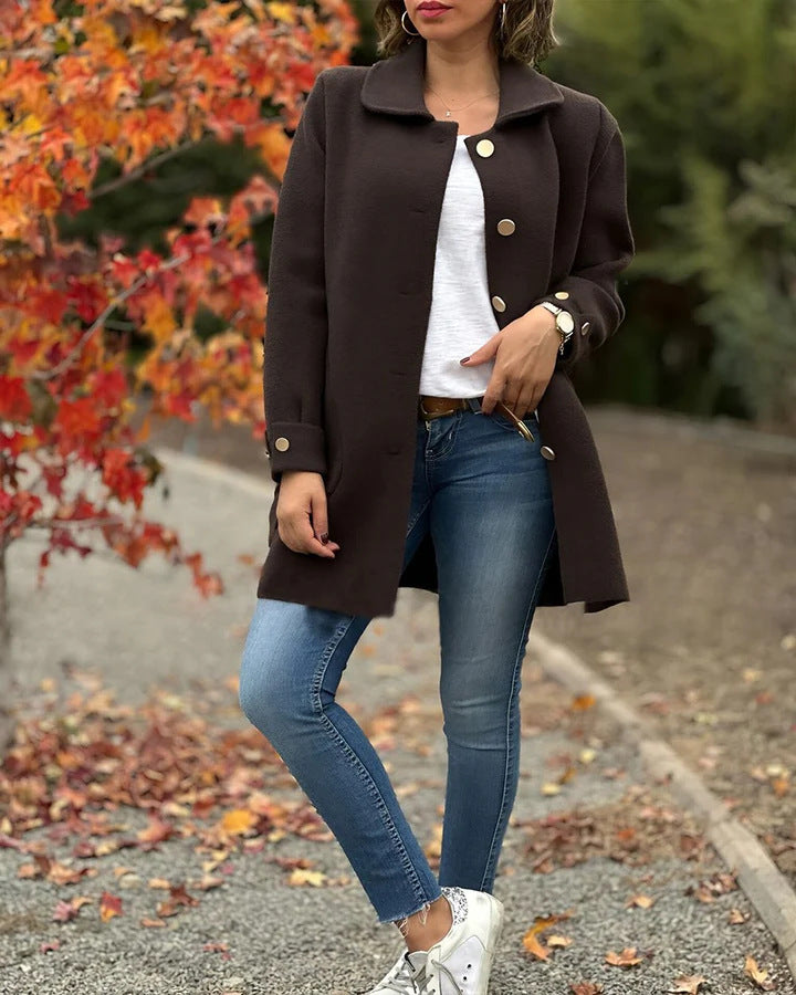 Moana™ | Oversized Coat with Button Closure