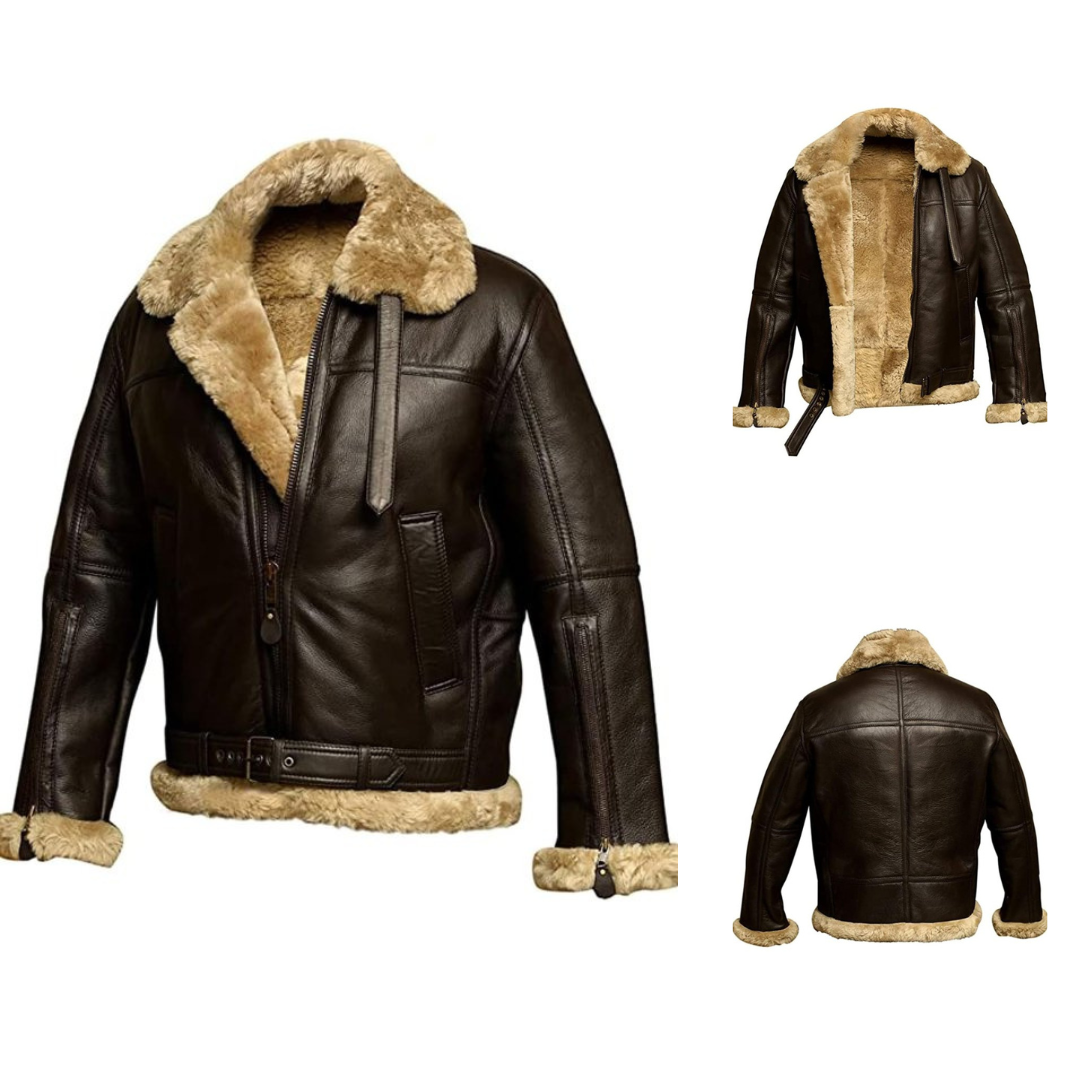 Korrel™ | Warm Leather Jacket