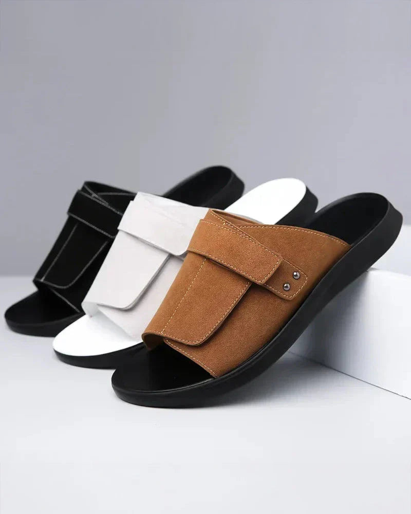 Caelis™ | Suede Slip-On Sandals
