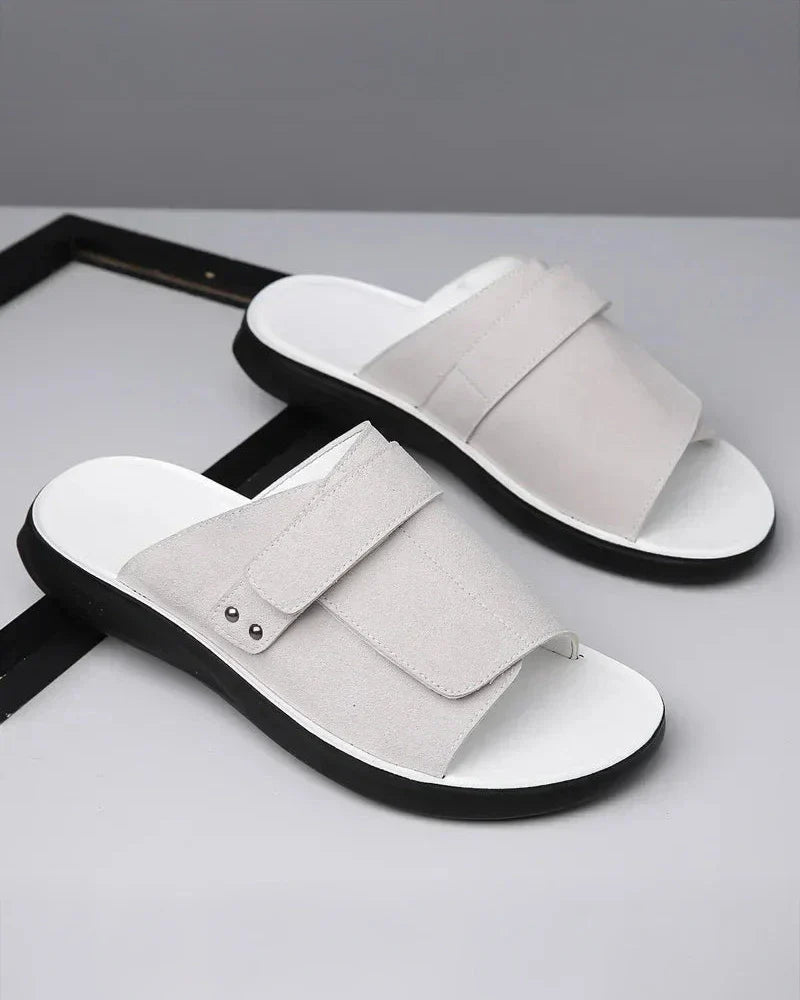 Caelis™ | Suede Slip-On Sandals