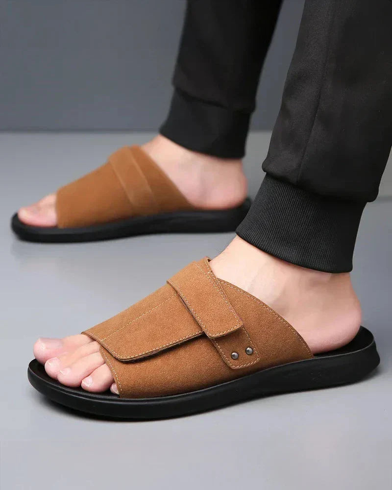 Caelis™ | Suede Slip-On Sandals