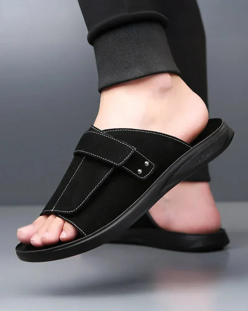 Caelis™ | Suede Slip-On Sandals