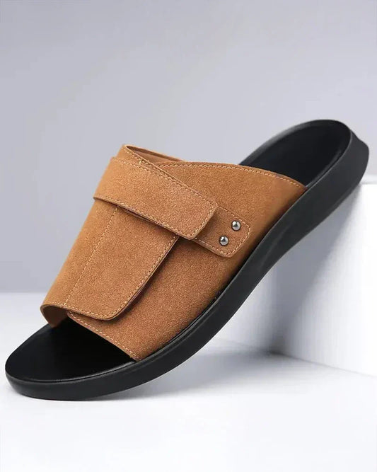 Caelis™ | Suede Slip-On Sandals