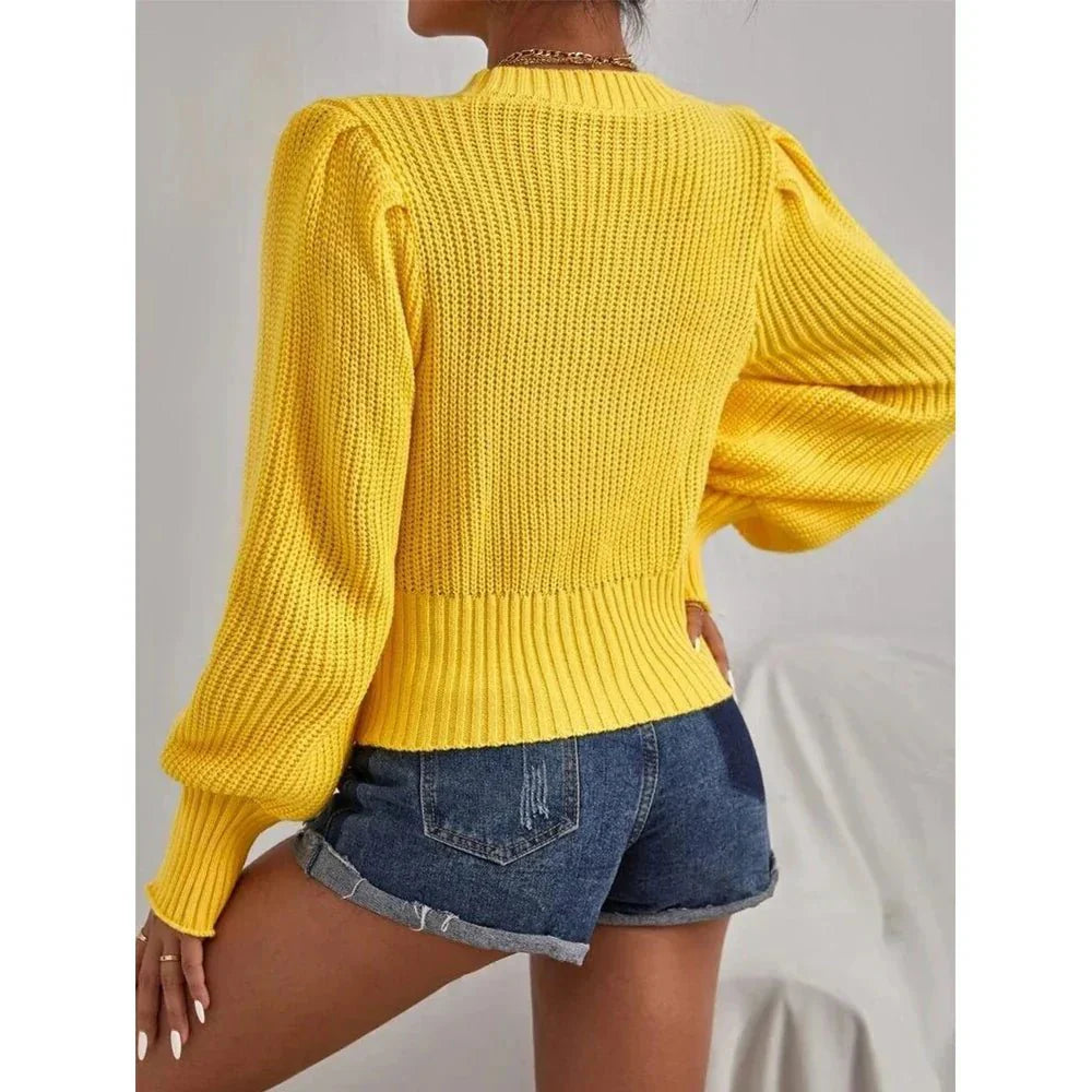 Delilah™ Knitted Twist Sweater