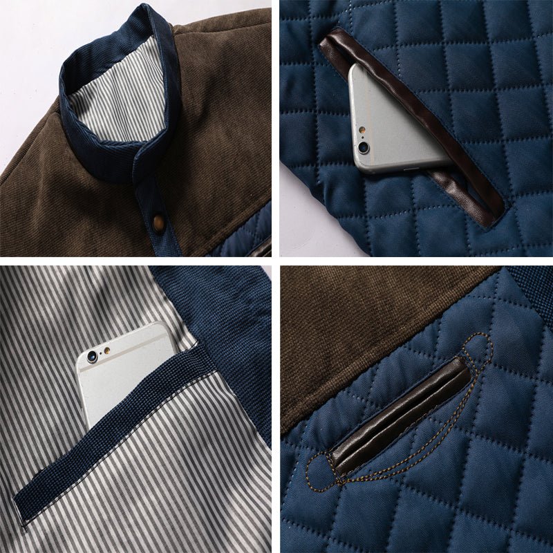 Laurent | Luxury Checked Men's Coat