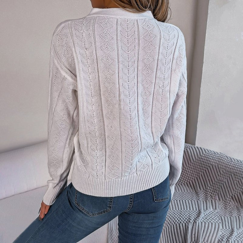 Louisa | Casual Knitted Cable Sweater