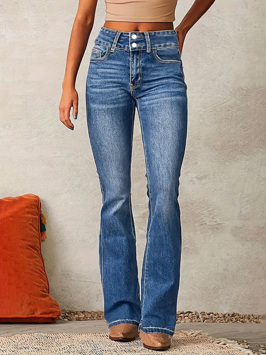 Marjolein | Trendy flared jeans with high waist