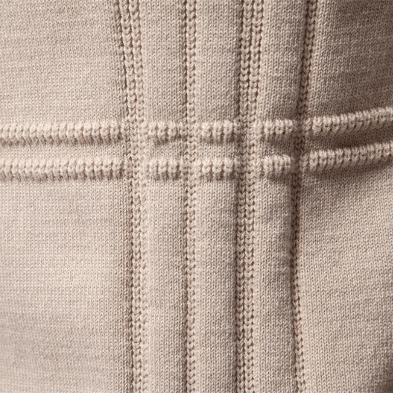 Gabriel | Men's Sweater with Check Design