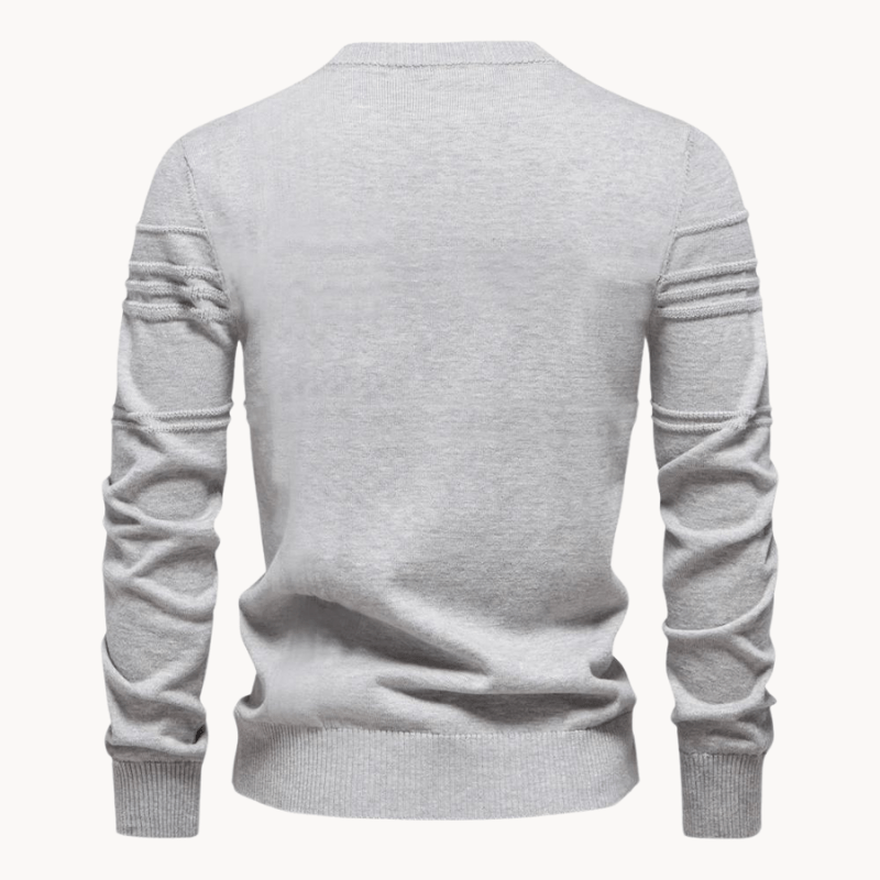 Gabriel | Men's Sweater with Check Design