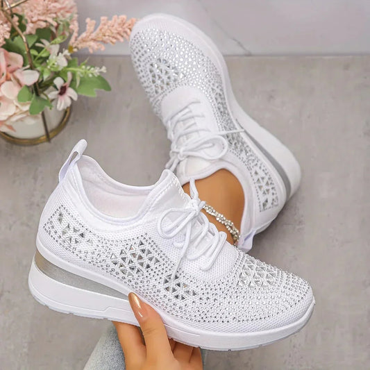 Violetta | Orthopedic sneakers with sparkling stones