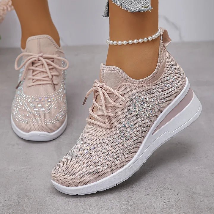 Violetta | Orthopedic sneakers with sparkling stones