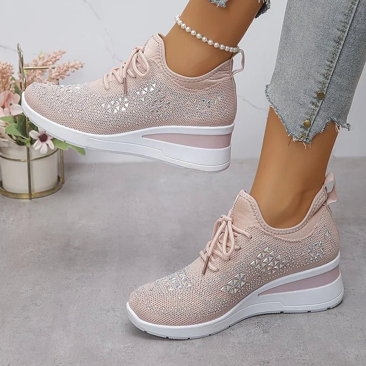 Violetta | Orthopedic sneakers with sparkling stones