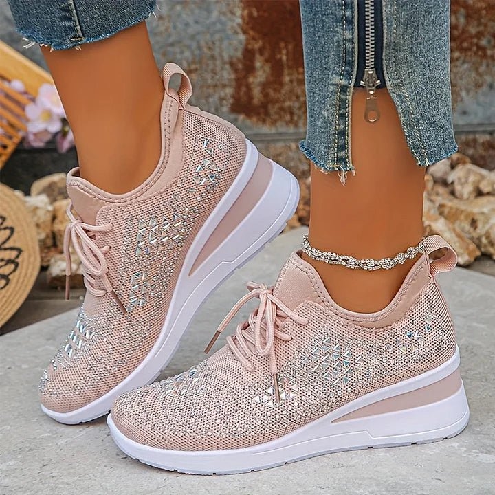 Violetta | Orthopedic sneakers with sparkling stones