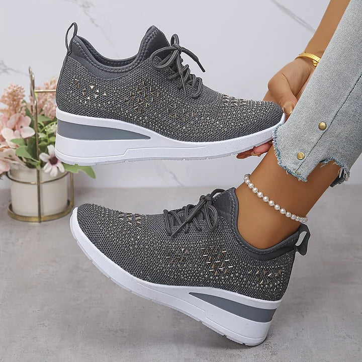 Violetta | Orthopedic sneakers with sparkling stones