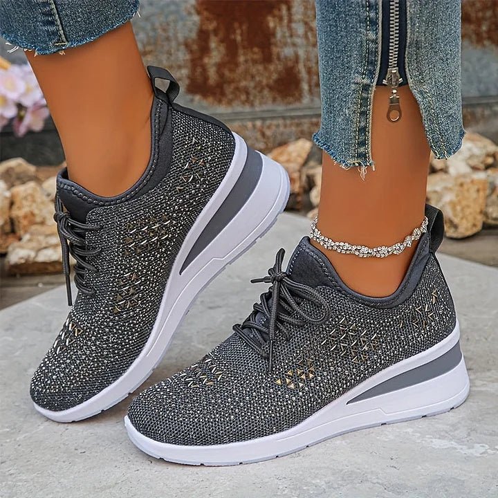 Violetta | Orthopedic sneakers with sparkling stones