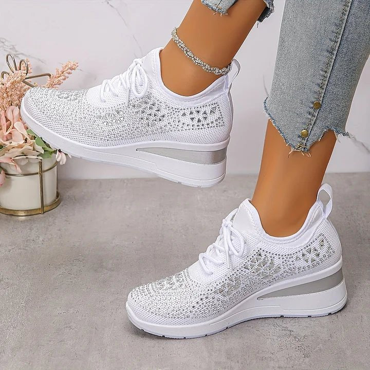 Violetta | Orthopedic sneakers with sparkling stones