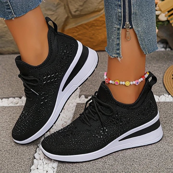 Violetta | Orthopedic sneakers with sparkling stones
