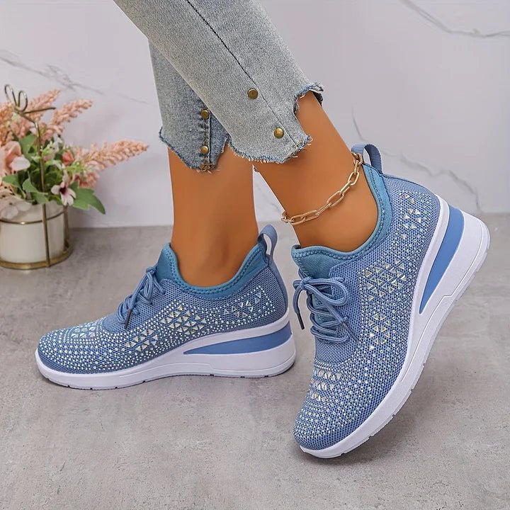 Violetta | Orthopedic sneakers with sparkling stones