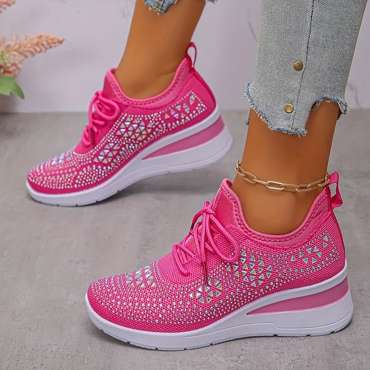 Violetta | Orthopedic sneakers with sparkling stones